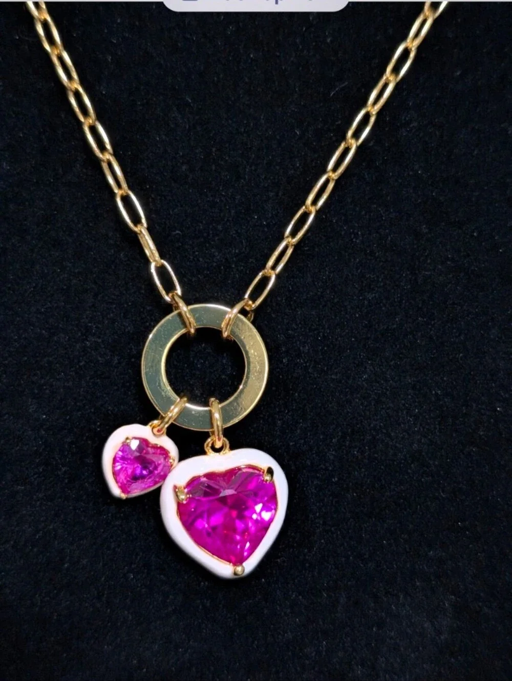 Kate Spade New York ♠️ Sweetheart Charm Pendant Necklace